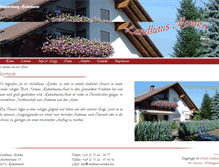 Tablet Screenshot of landhaus-monika.com